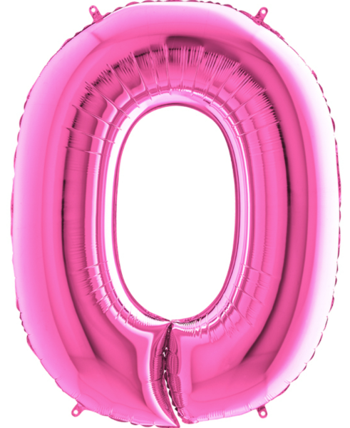 Pinke Zahl: 0 - 102cm